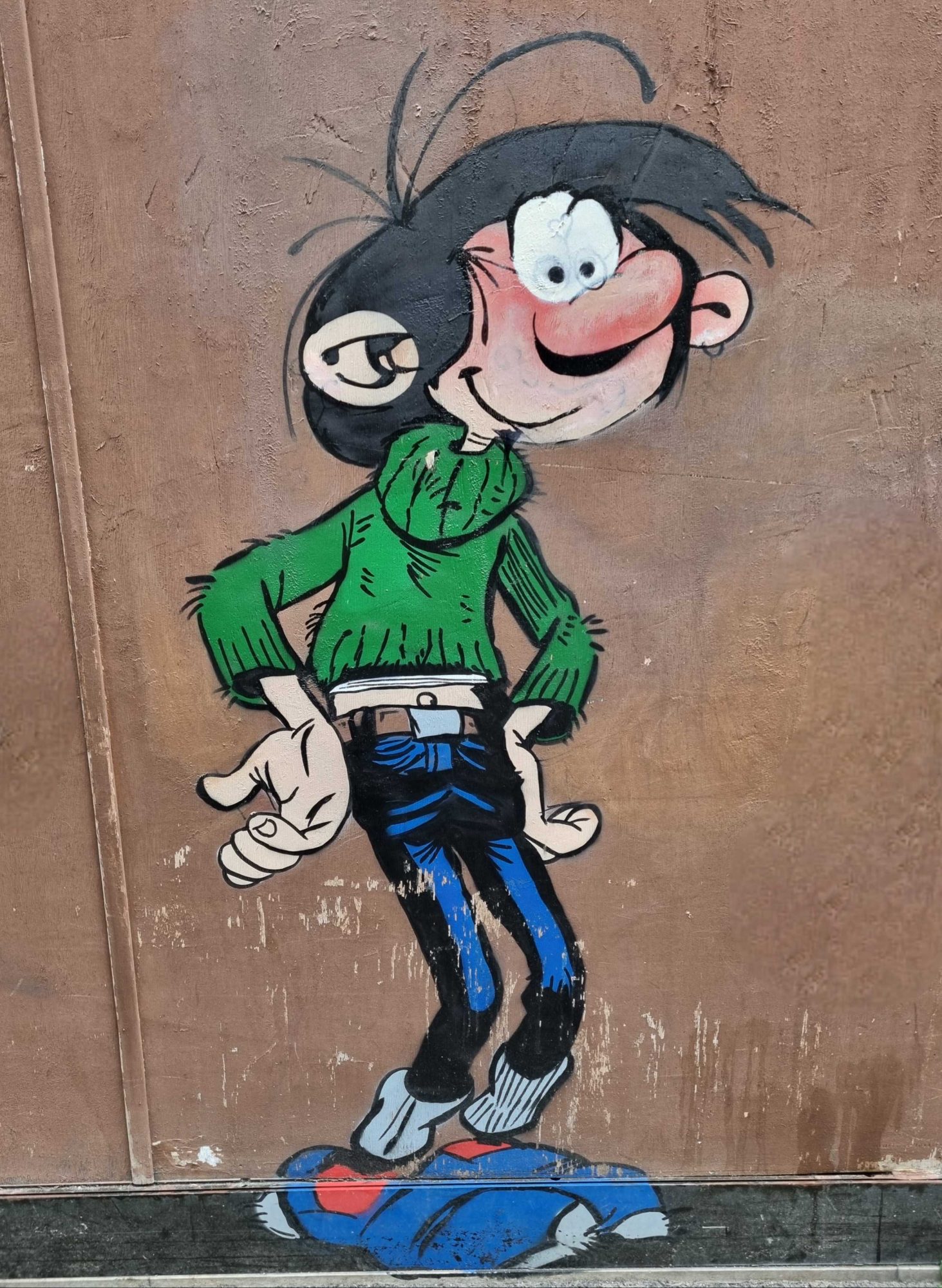 Gaston Lagaffe — Street art in Clermont-Ferrand
