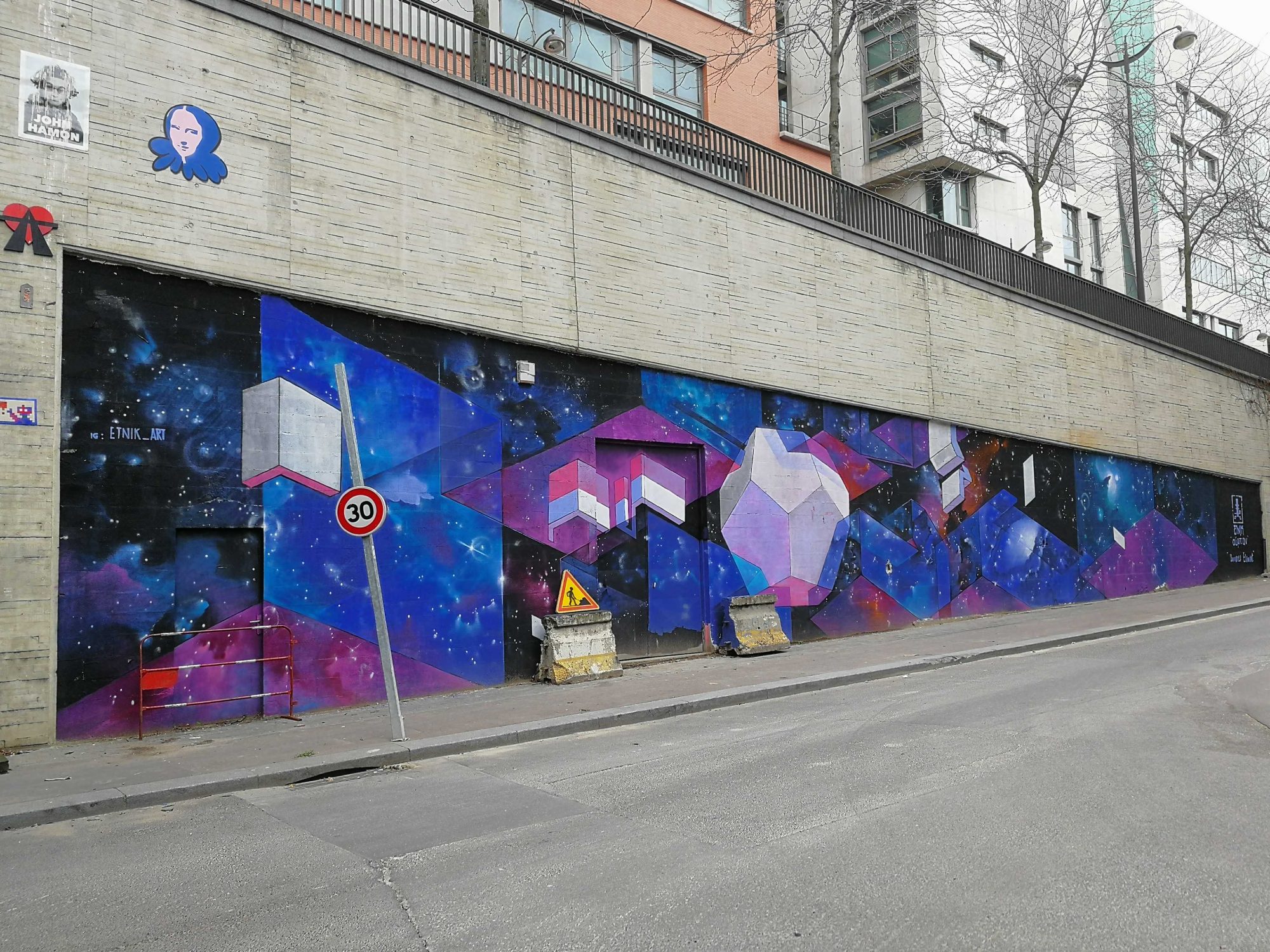 Crystals in the Cosmos by Etnik — Street art in Paris