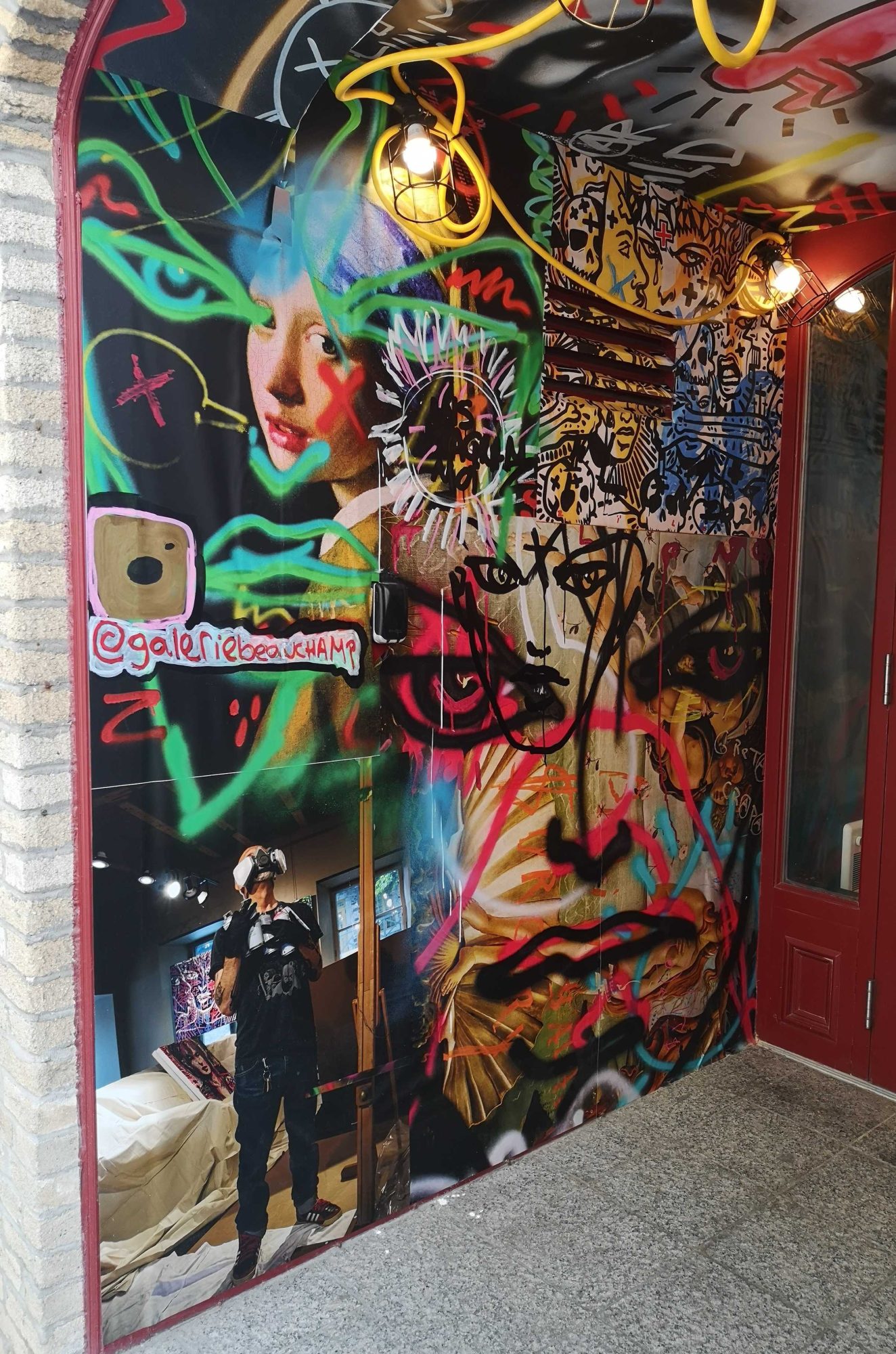 Colorful Gallery Collage — Street art in Québec