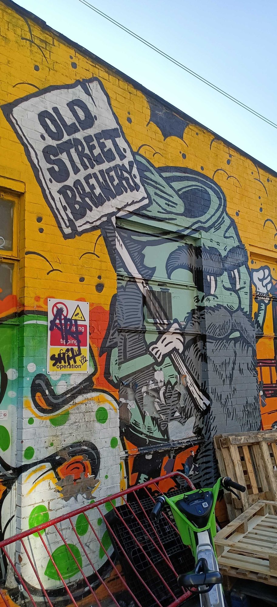 Old street brewery — Street art à London