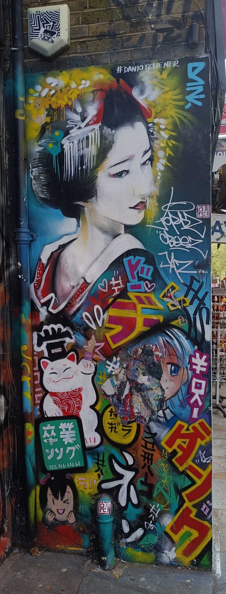 Geisha par Dan Kitchener — Street art de Dan Kitchener à London