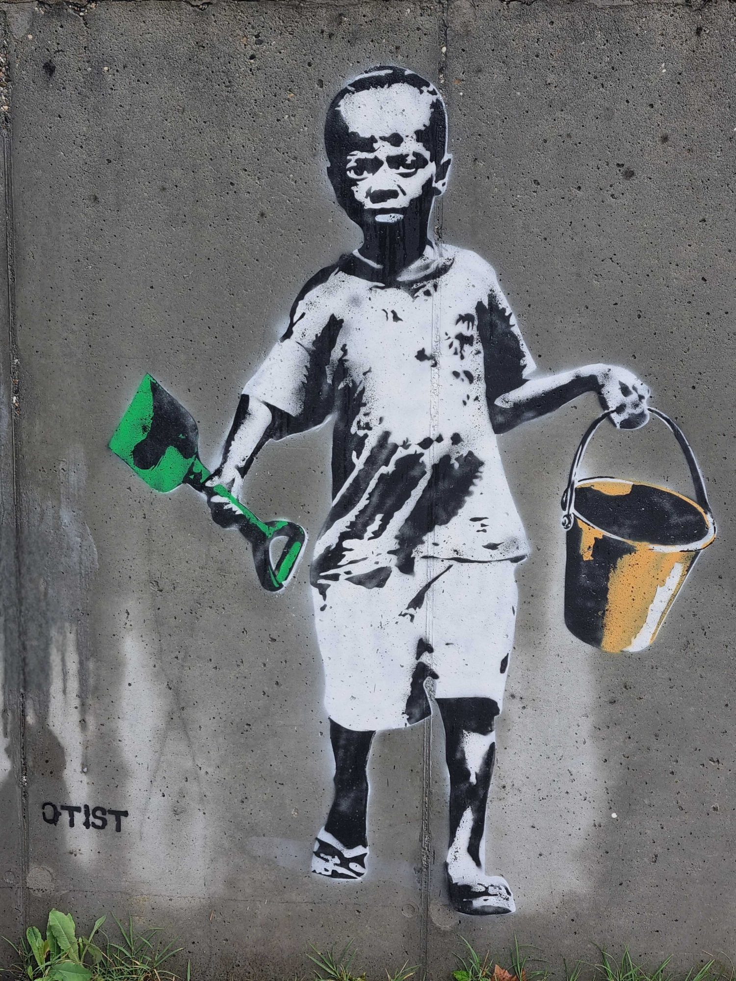 Enfant Pinceau — Street art de OTIST à Le Pont-de-Claix