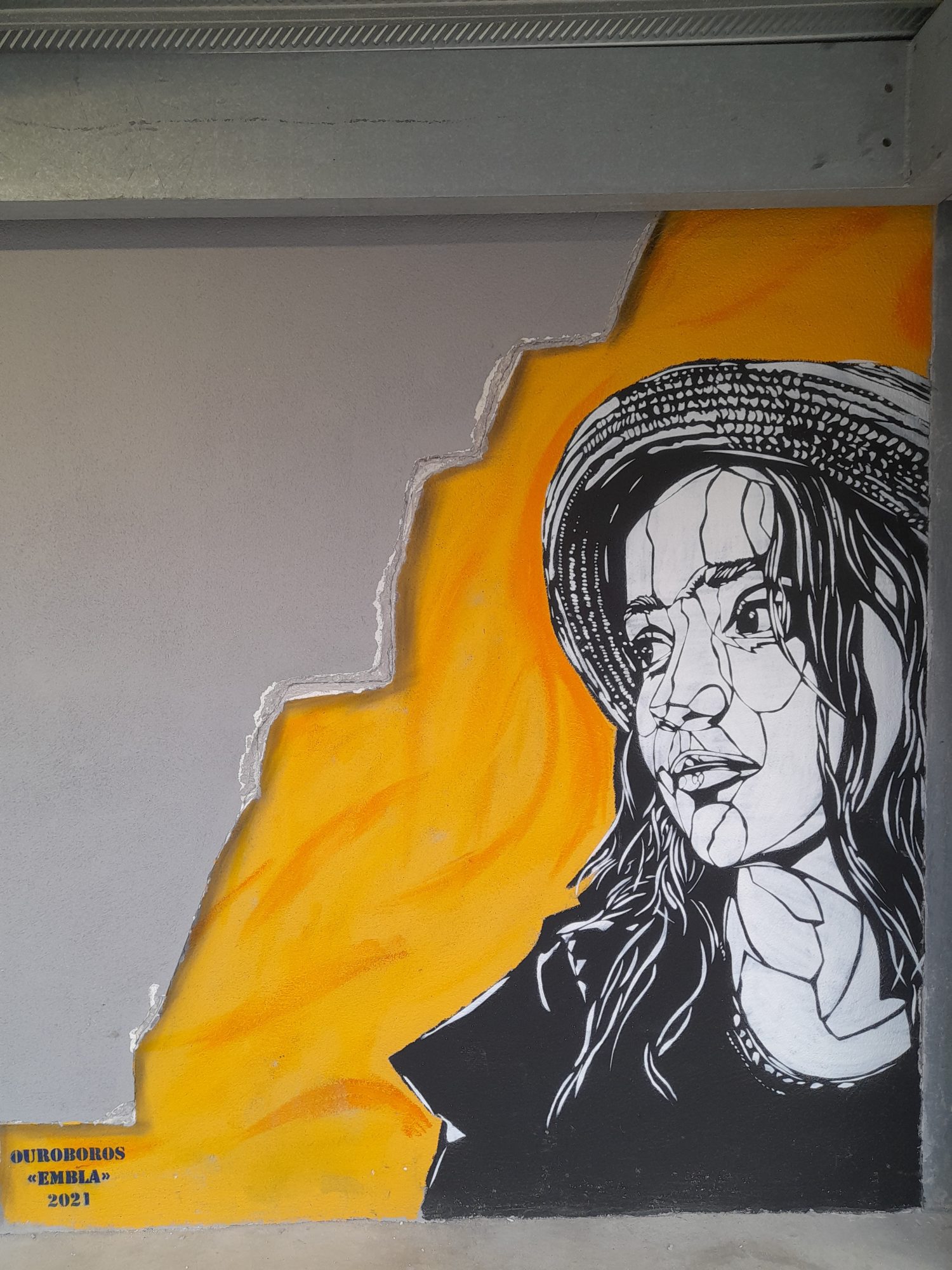 Embla, by Ouroboros — Street art in Roubaix