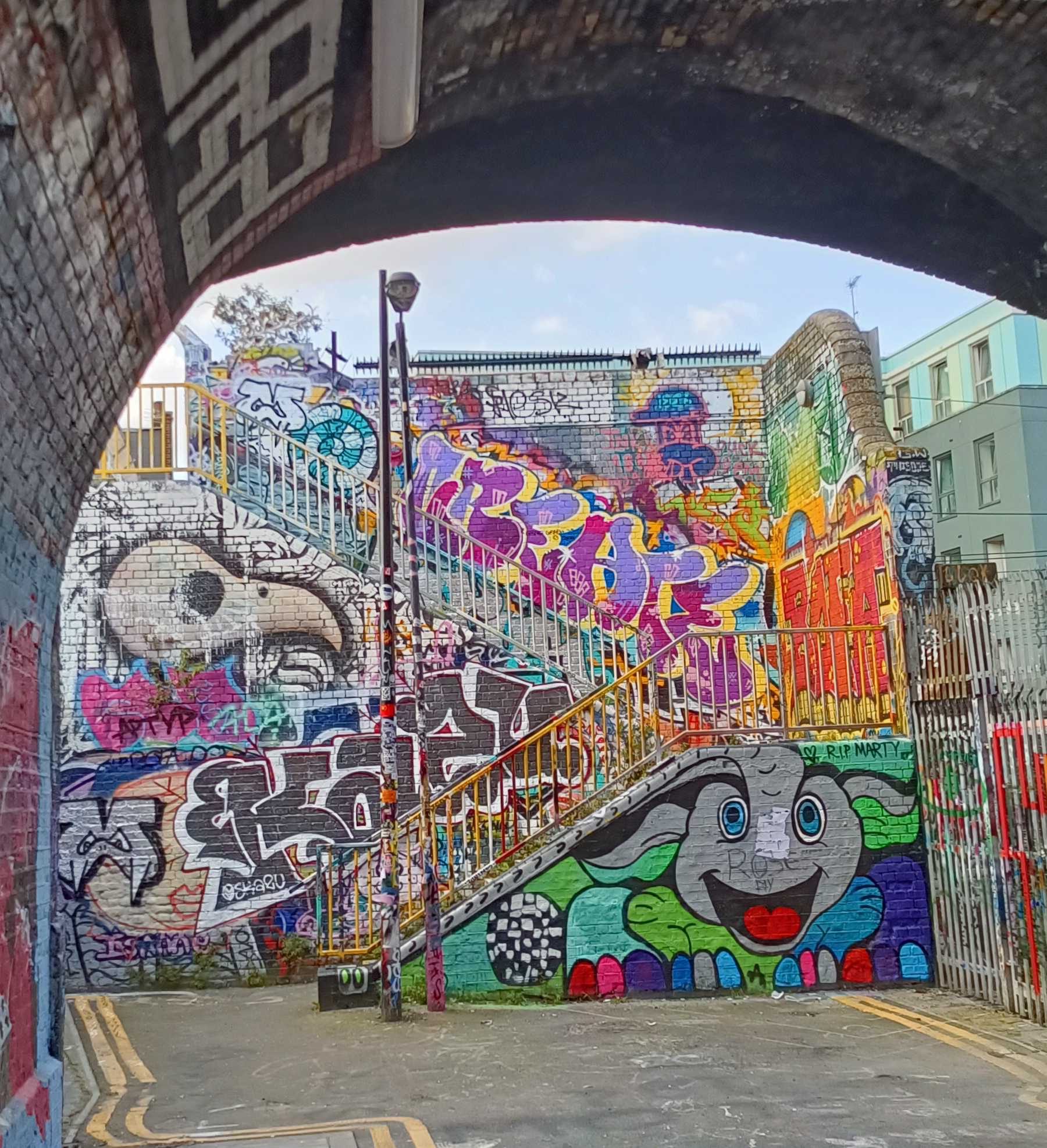 Colorful Passage — Street art in London