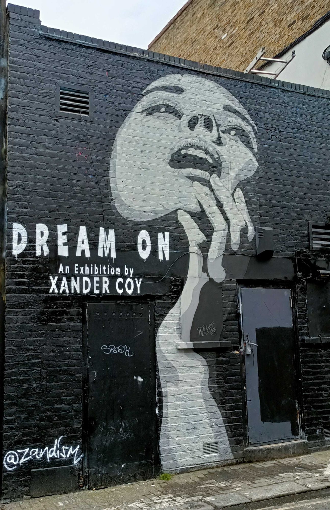 Dream On, by Xander Coy — Street art by Xander Coy in London