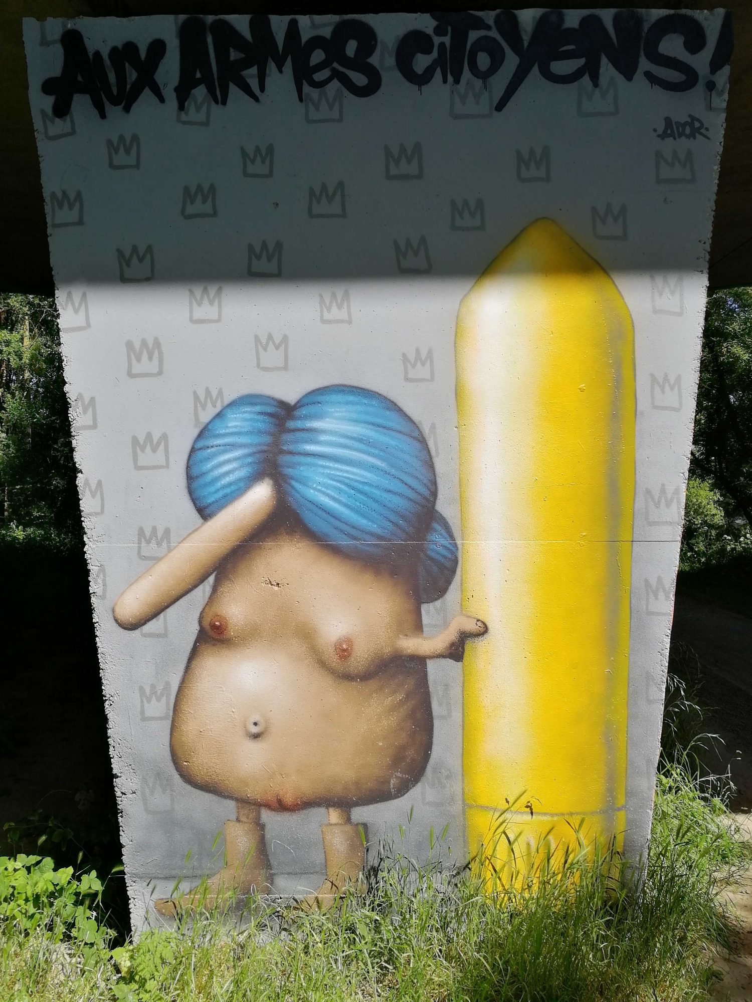 Aux armes citoyens — Street art de Ador à Nantes