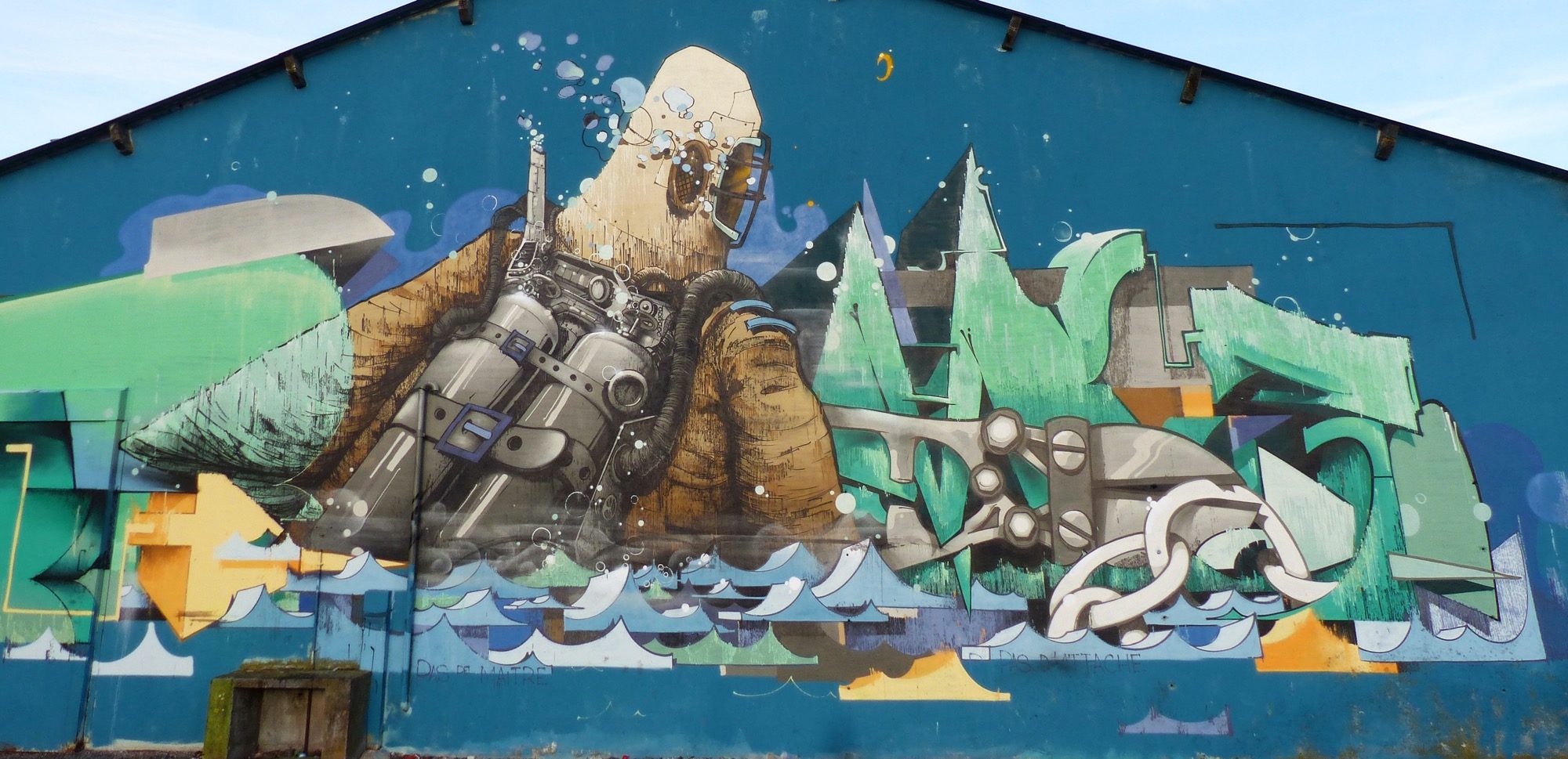 L'explorateur — Street art à Nantes