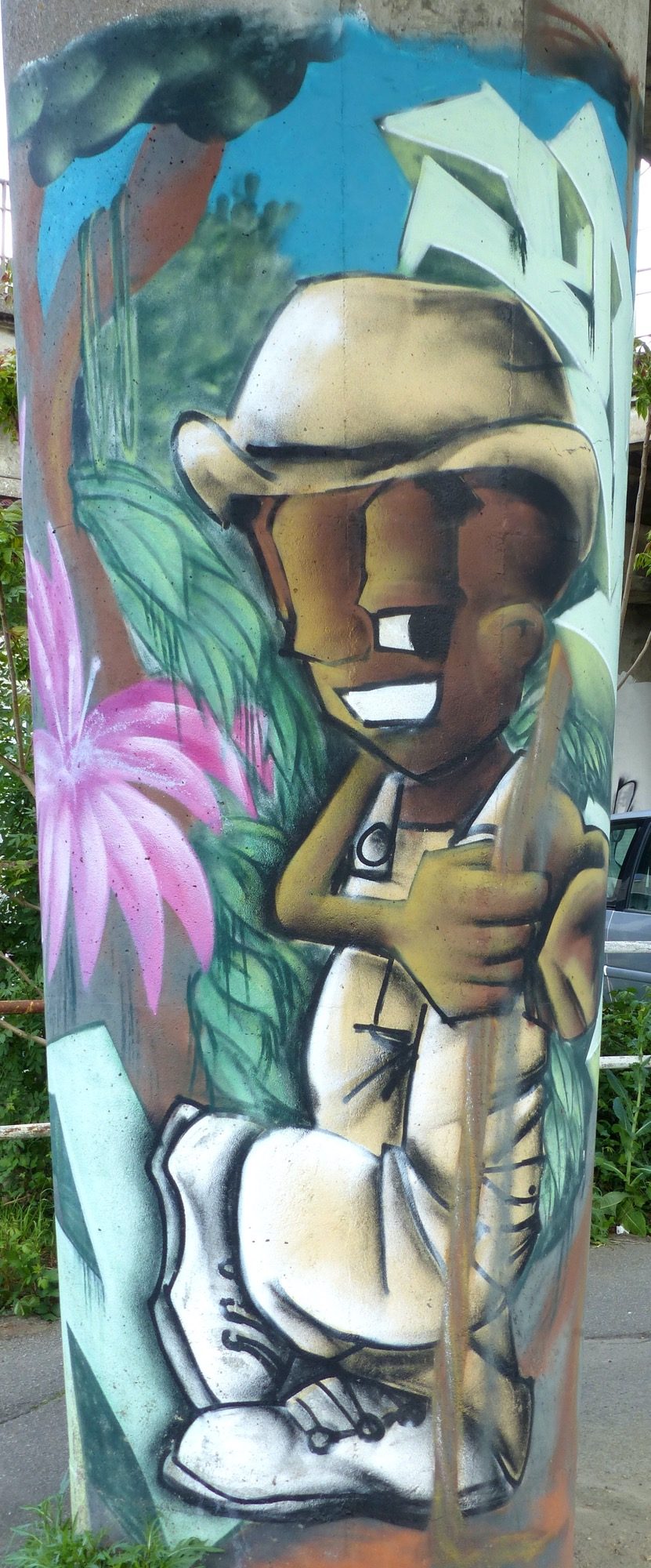 L'explorateur colonial — Street art à Nantes