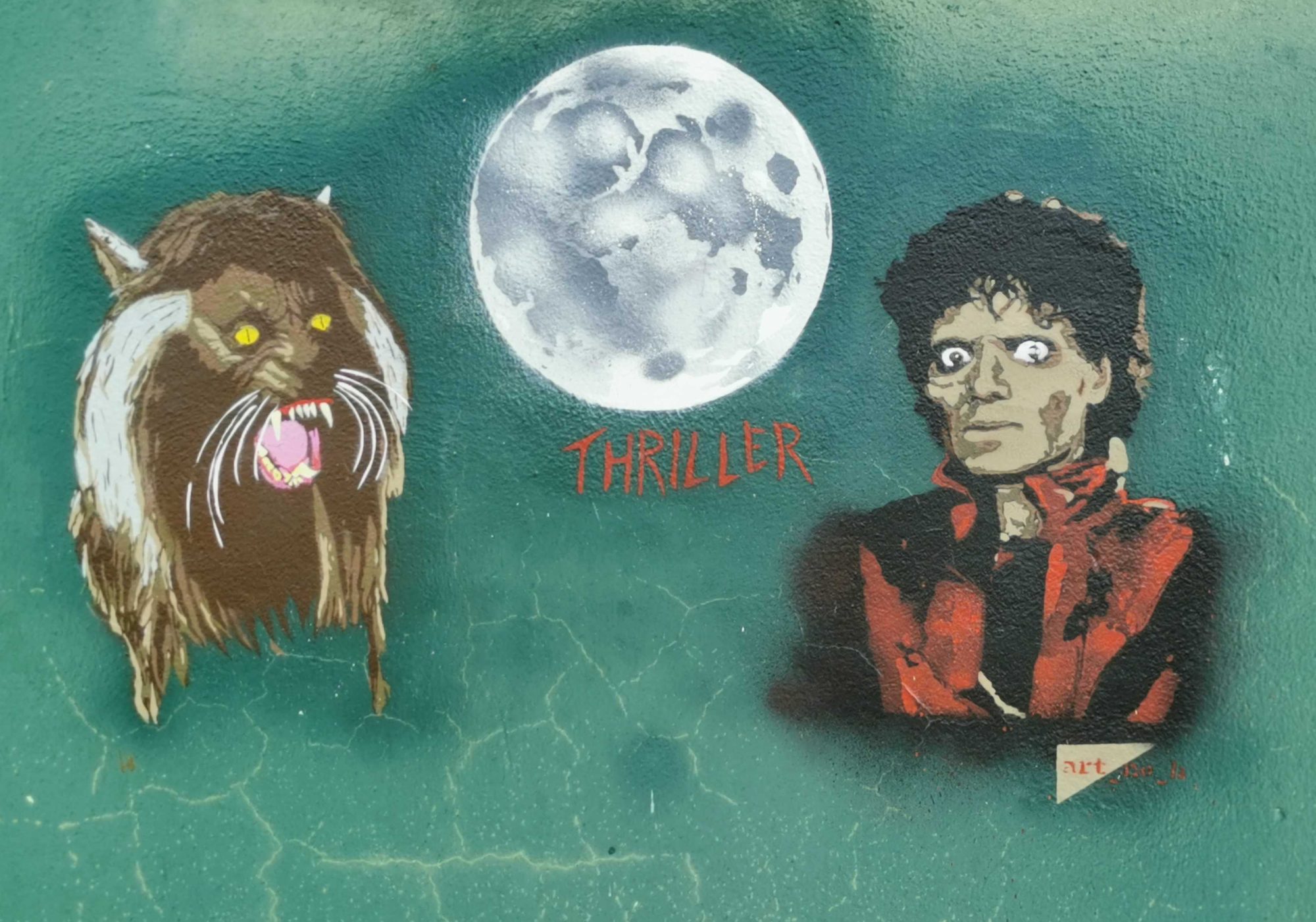 Thriller, hommage à Michael Jackson — Street art à Châteaubriant