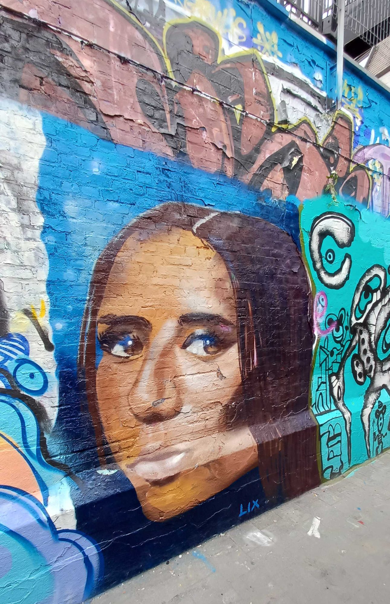 Black Mona Lisa in Ghent — Street art in Gent