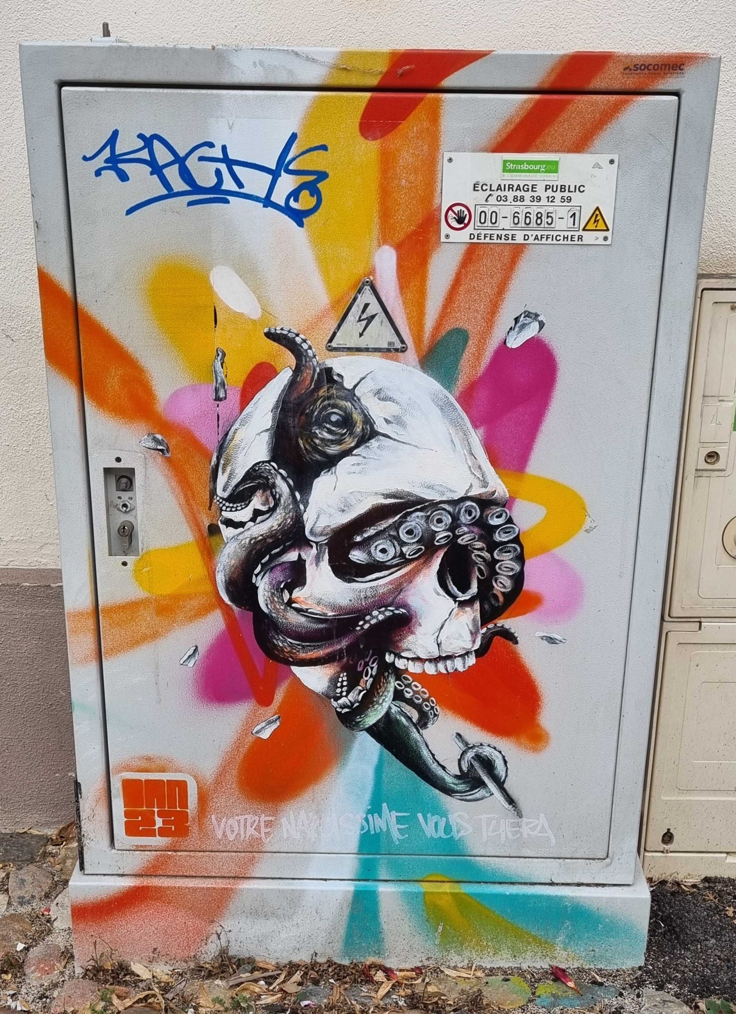 Votre narcissisme vous tuera — Street art de Dan23 à Strasbourg