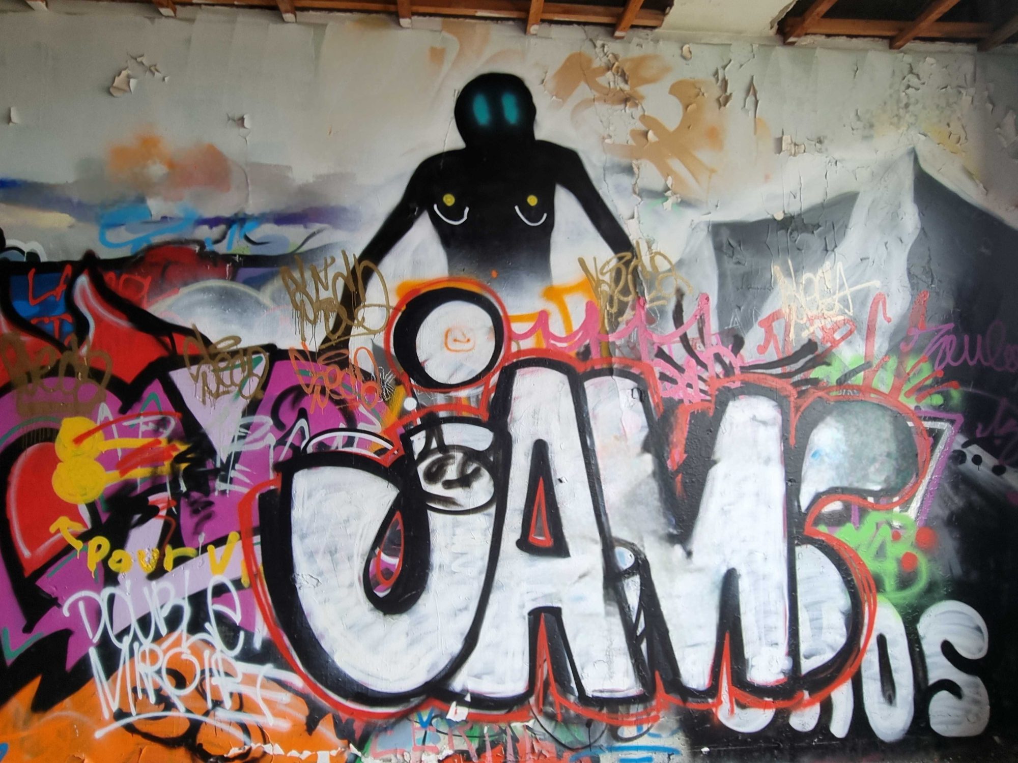 Black Figure — Street art in Grenoble