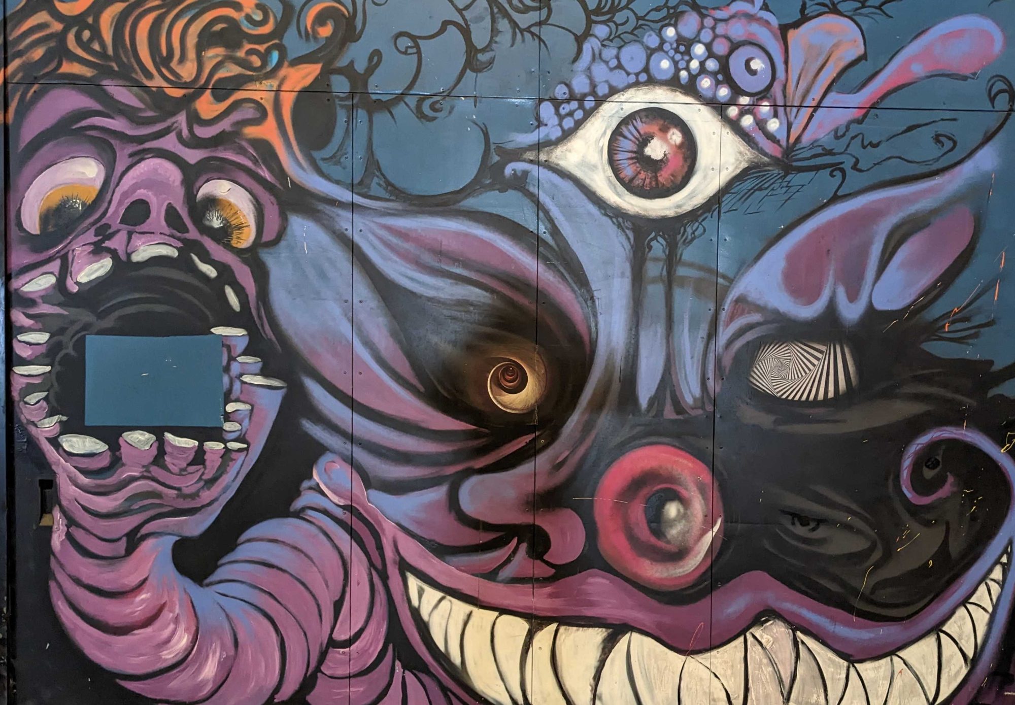 Grotesque Creatures at Parc de la Madeleine — Street art in Rennes