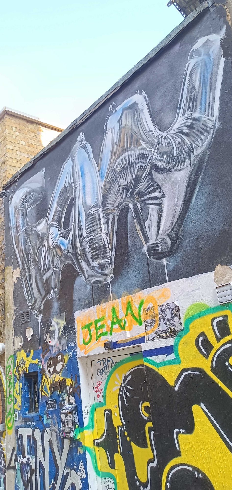 Chrome Balloon Letters — Street art by Fanakapan in London