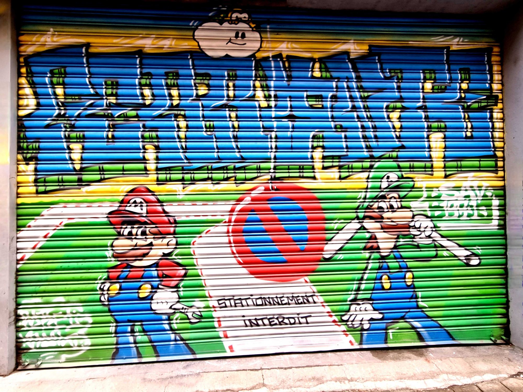No Parking — Street art in Grenoble