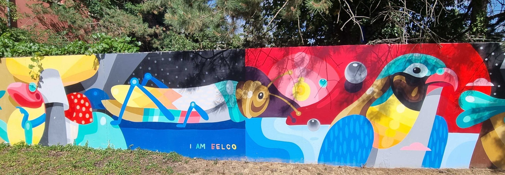Personnages colorés par Belco — Street art à Strasbourg