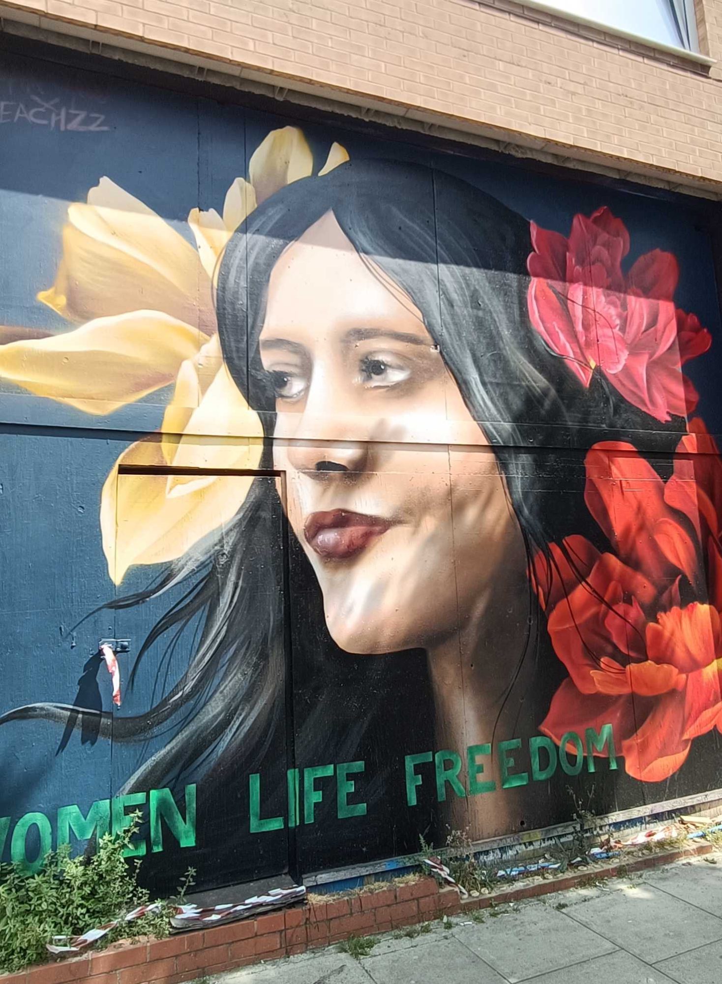 Women Life Freedom — Street art in London