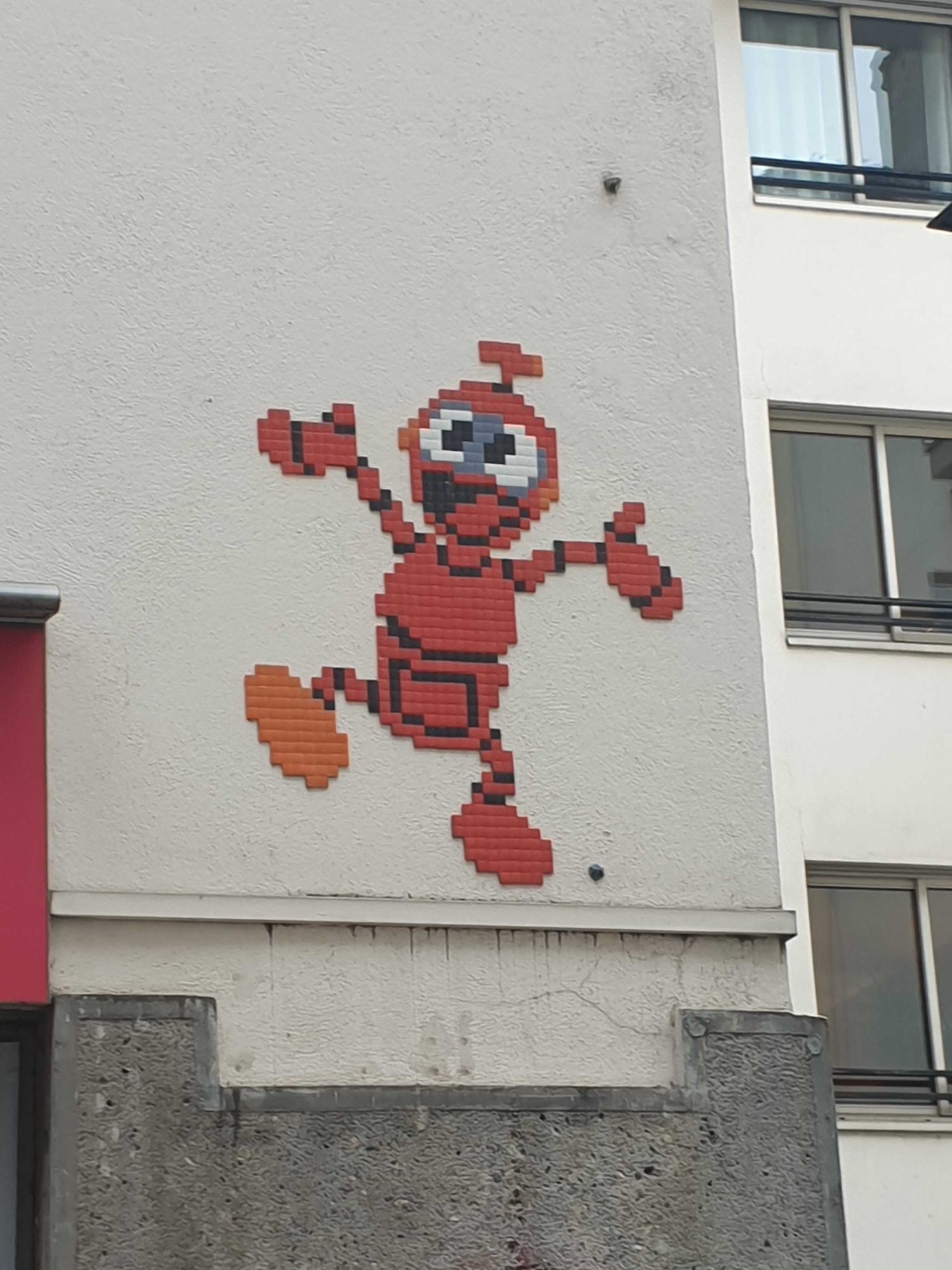 Nono the Little Robot — Street art by Zigom in Paris