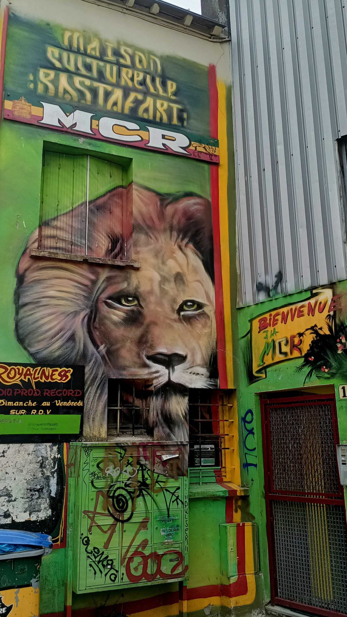 Rastafari Cultural House — Street art in Nantes