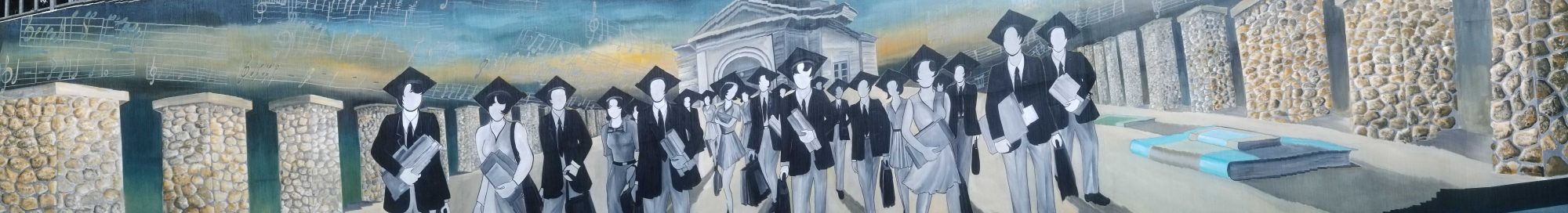Mélodie de la vie — Street art à Bures-sur-Yvette
