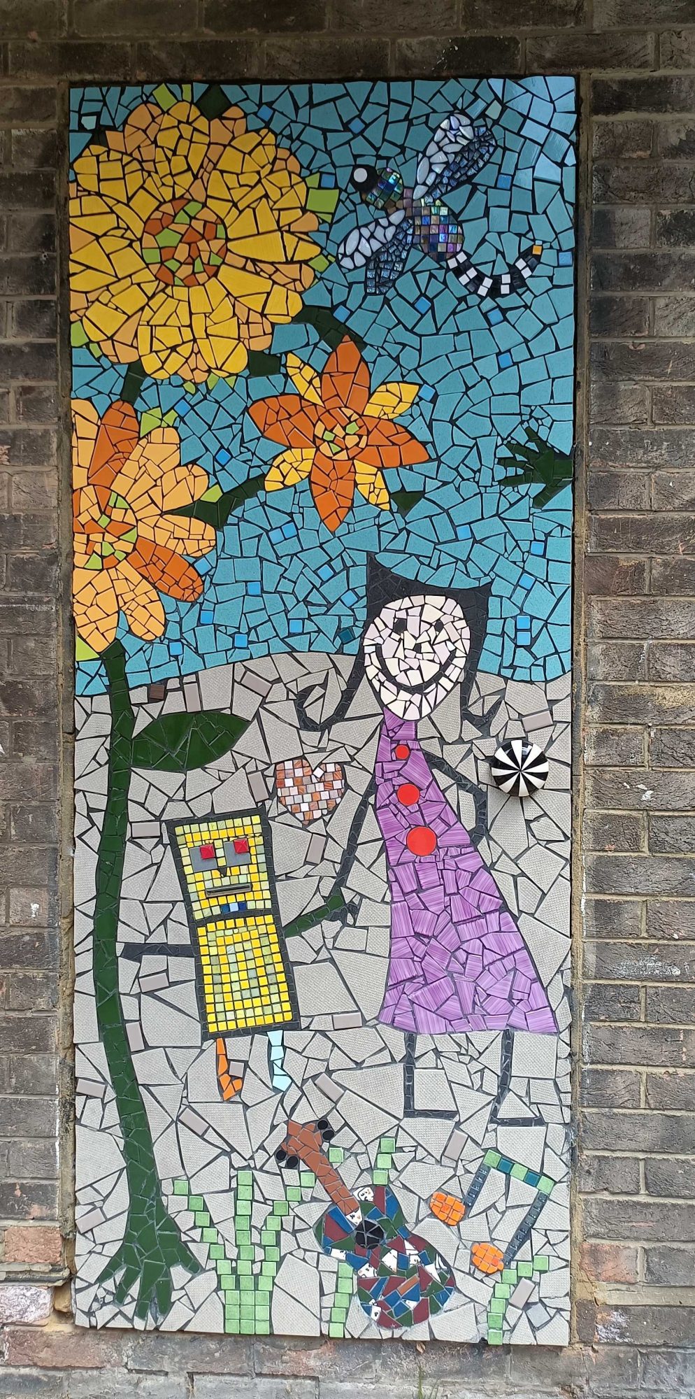 Naive Childlike Mosaic — Street art in London
