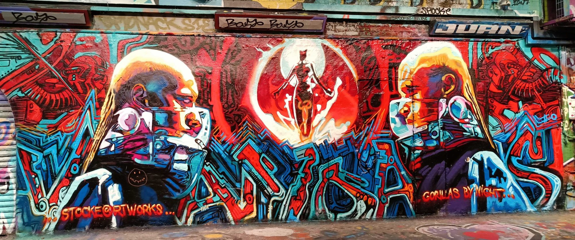 Dynamic Energy Circles — Street art in London