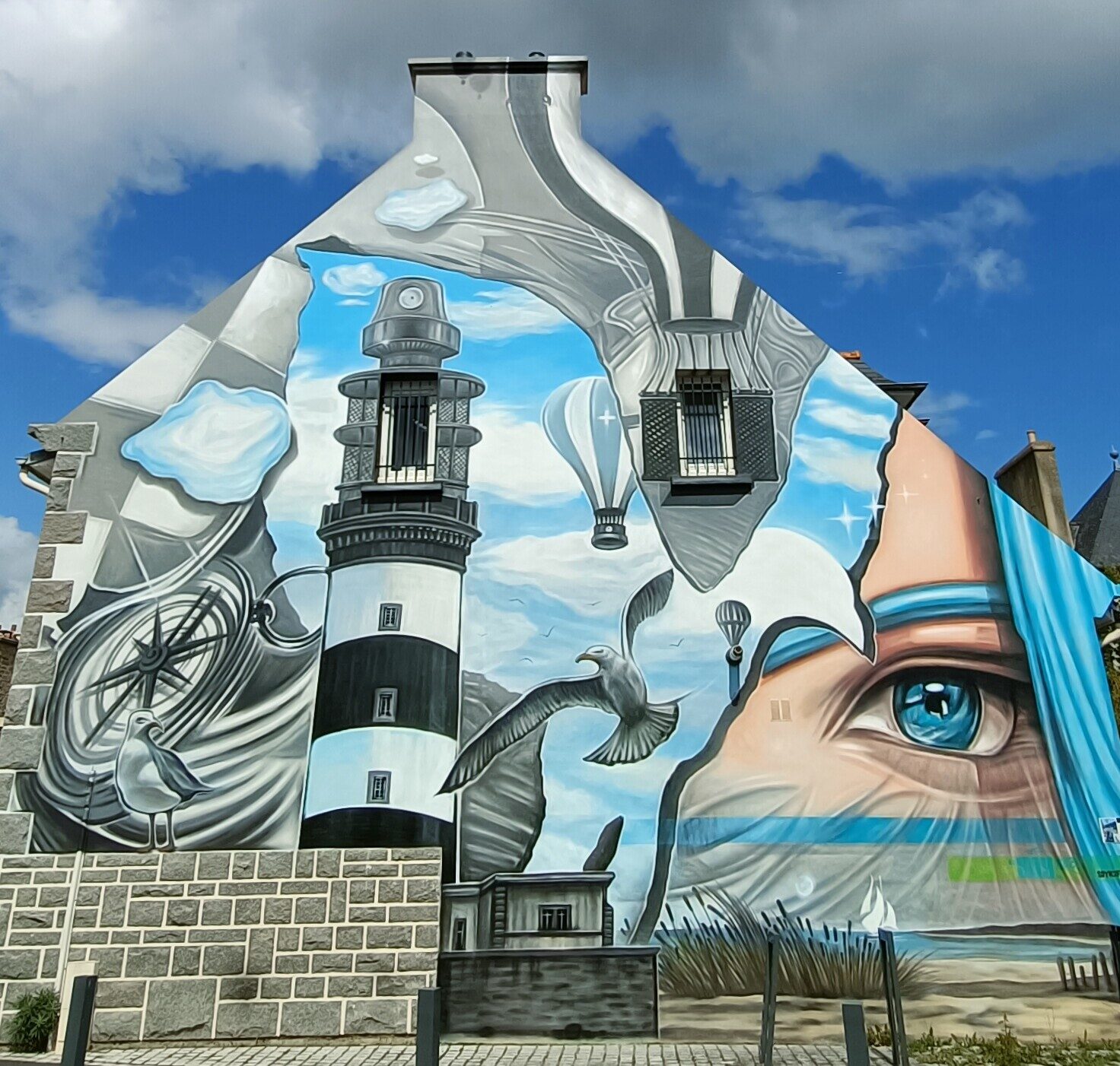 Libre comme l'Ere — Street art de Soy à Yffiniac