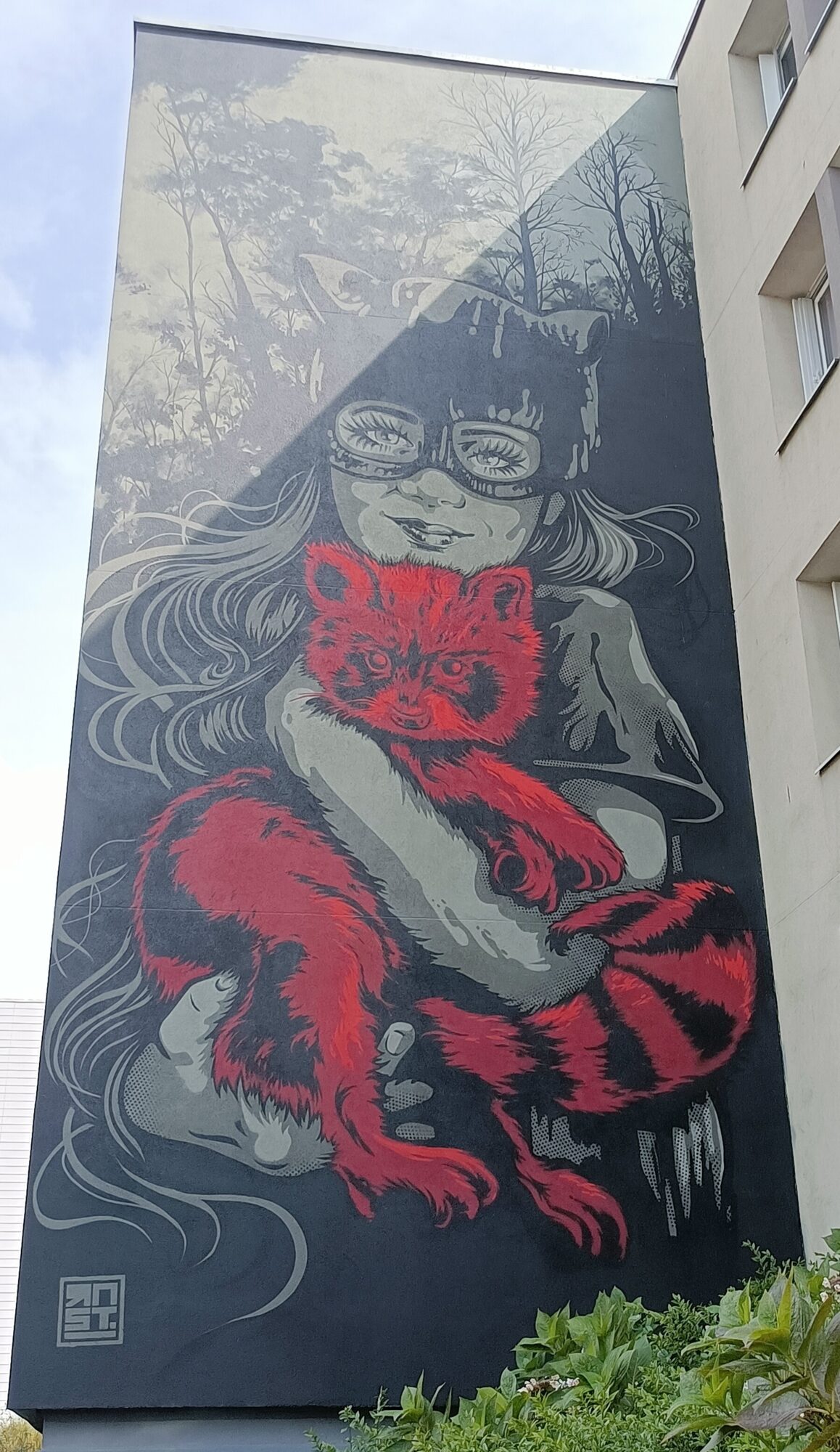Natural Respect — Street art by RNST in Saint-Brieuc