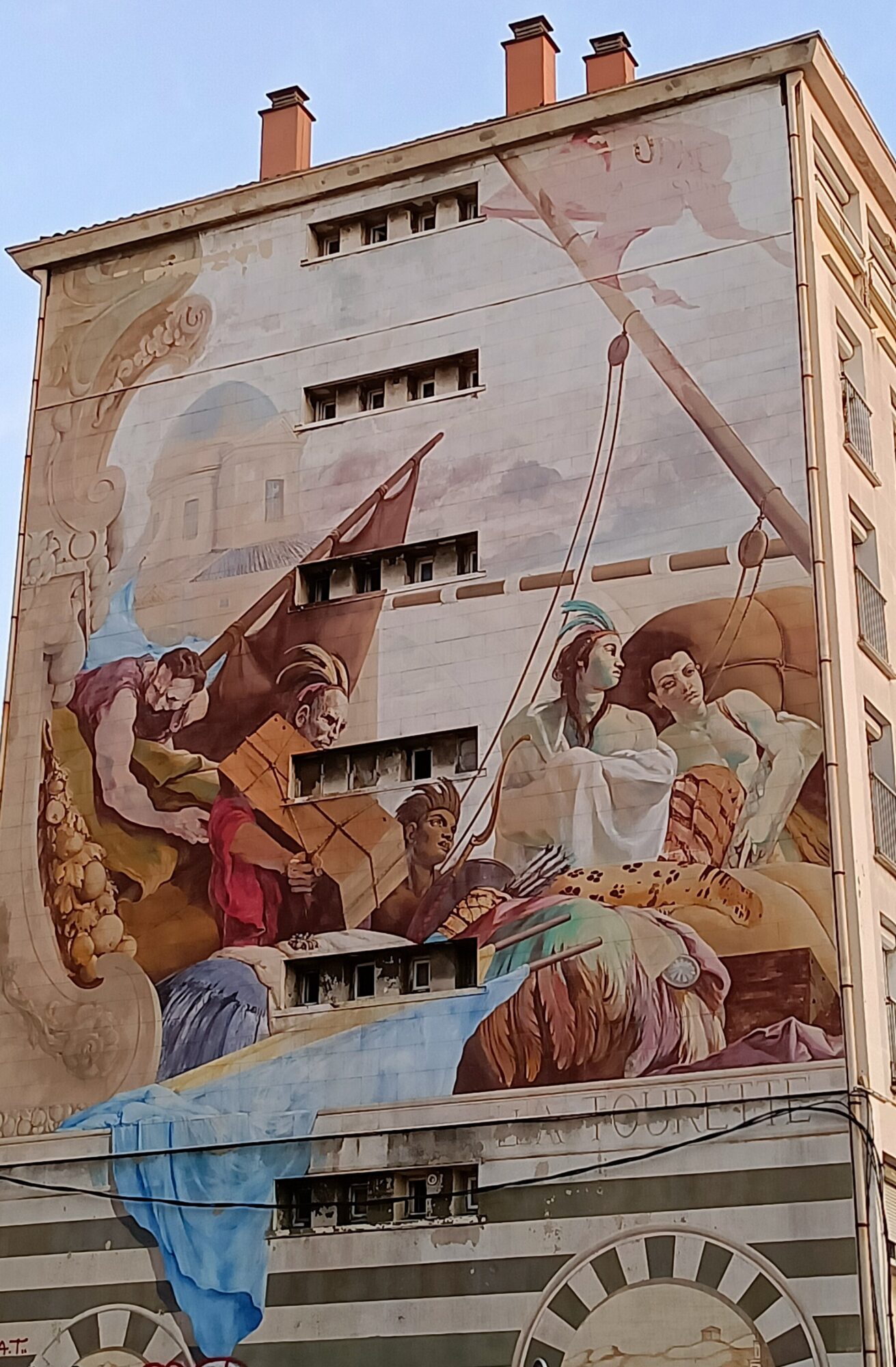 Return from the New World — Street art by Denis Carenco, Nathalie Carenco in Marseille