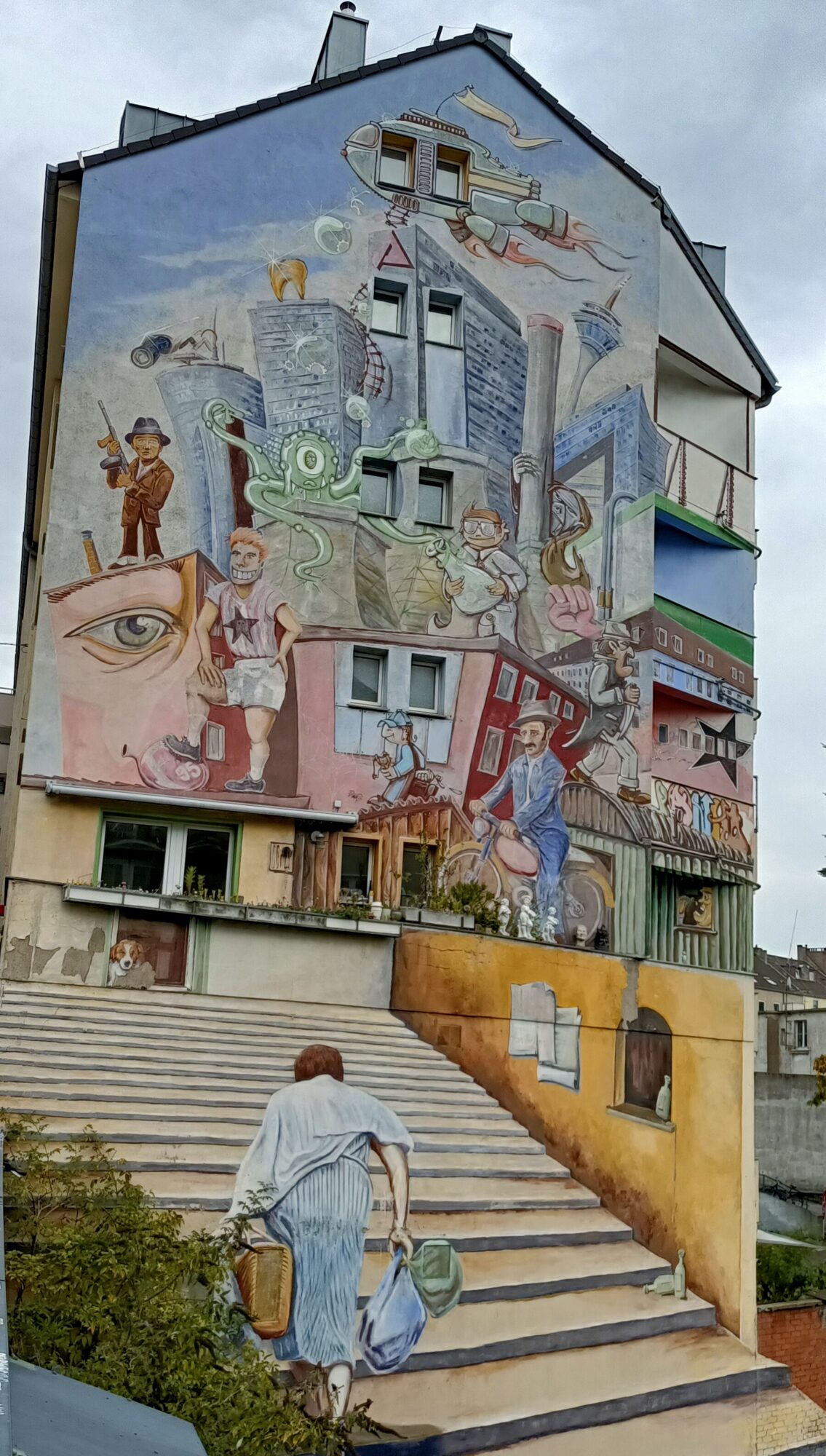 Das Tor zu Flingern par Klaus Klinger — Street art de Klaus Klinger à Düsseldorf