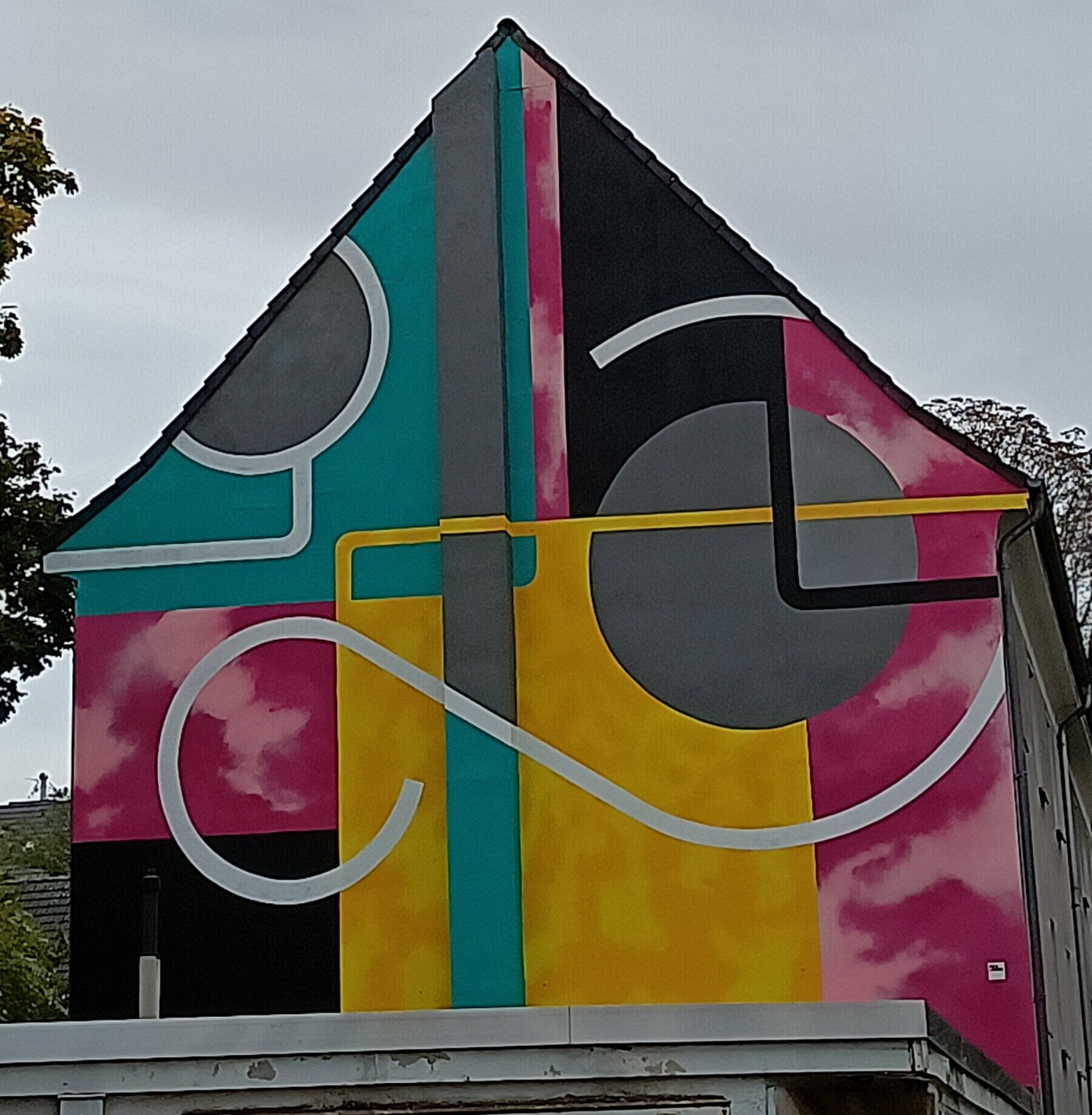 Composition in CMYK by Mick La Rock — Street art by Mick La Rock in Düsseldorf