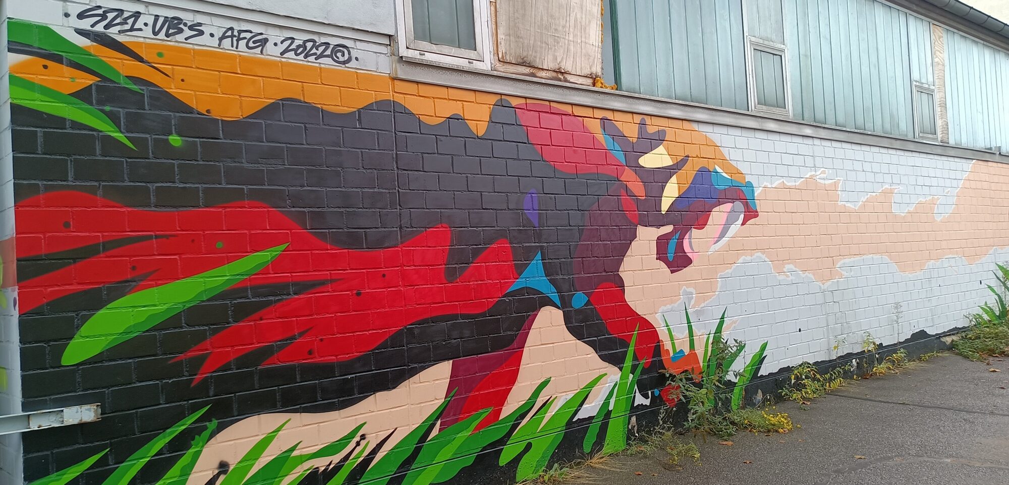 Fauve rugissant par SozyOne — Street art de SozyOne à Köln