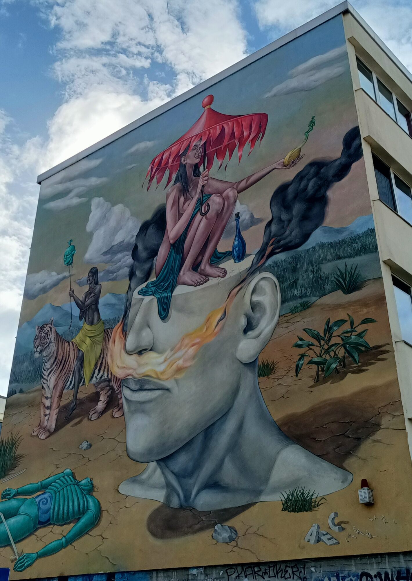 Matriarchy par AEC Interesni Kazki — Street art de AEC Interesni Kazki à Köln
