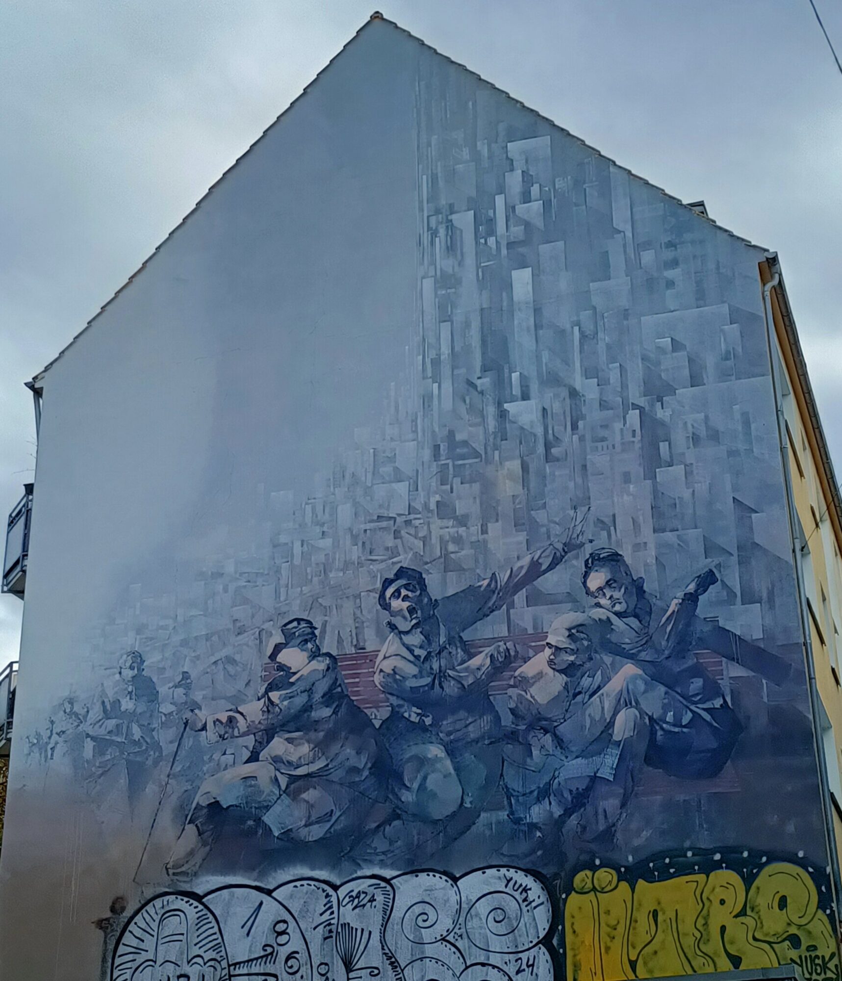 Kolijka, a mural by Sepe and Chazme — Street art by Chazme, Sepe in Köln