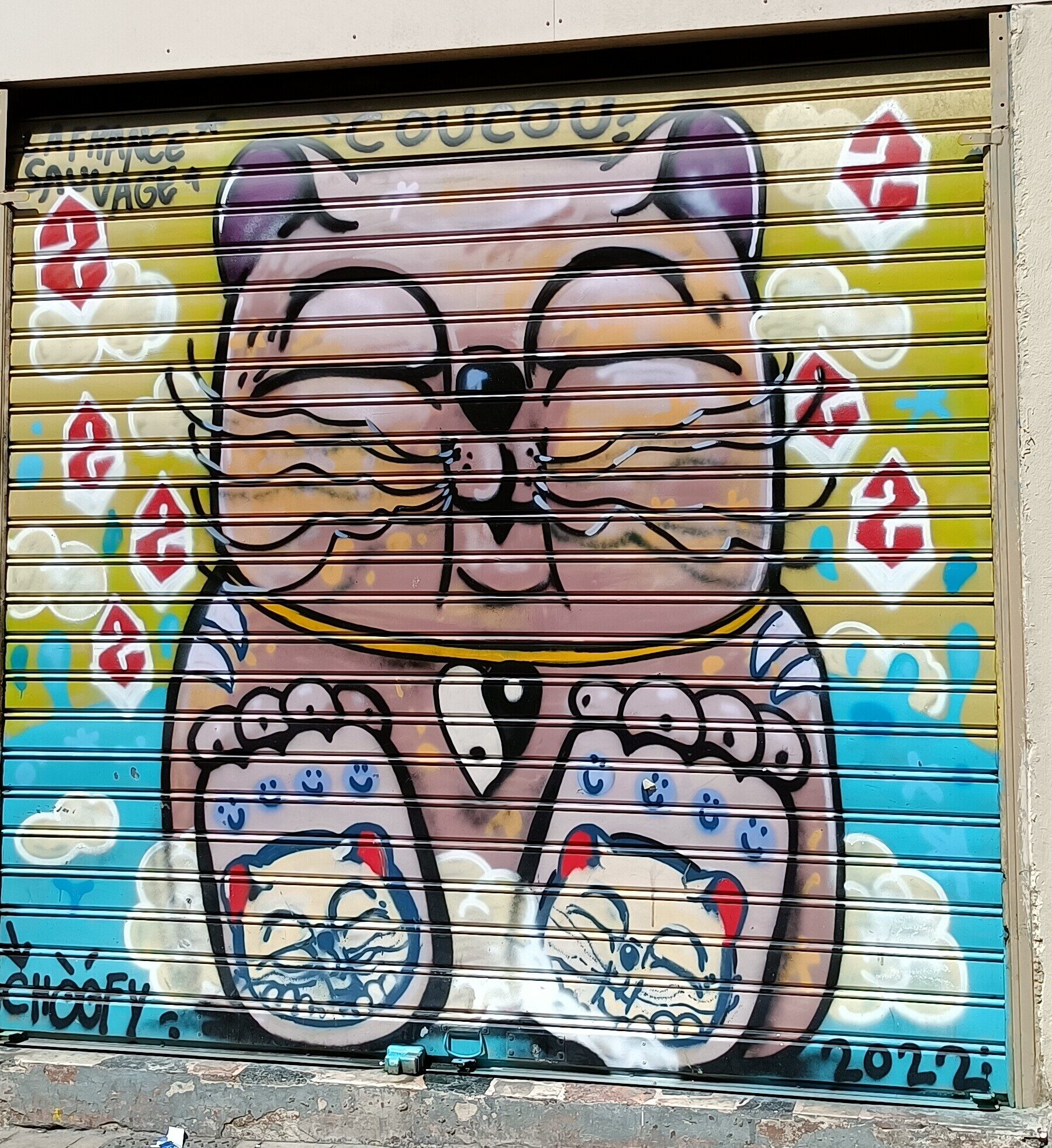 Maneki-neko by Choofy — Street art by Choofy in Marseille