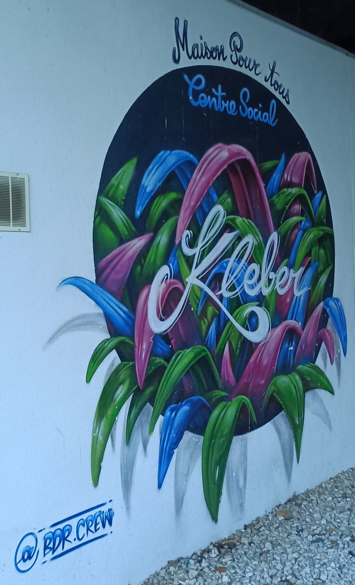 Kléber bouquet by BDR Crew — Street art by BDR Crew in Marseille
