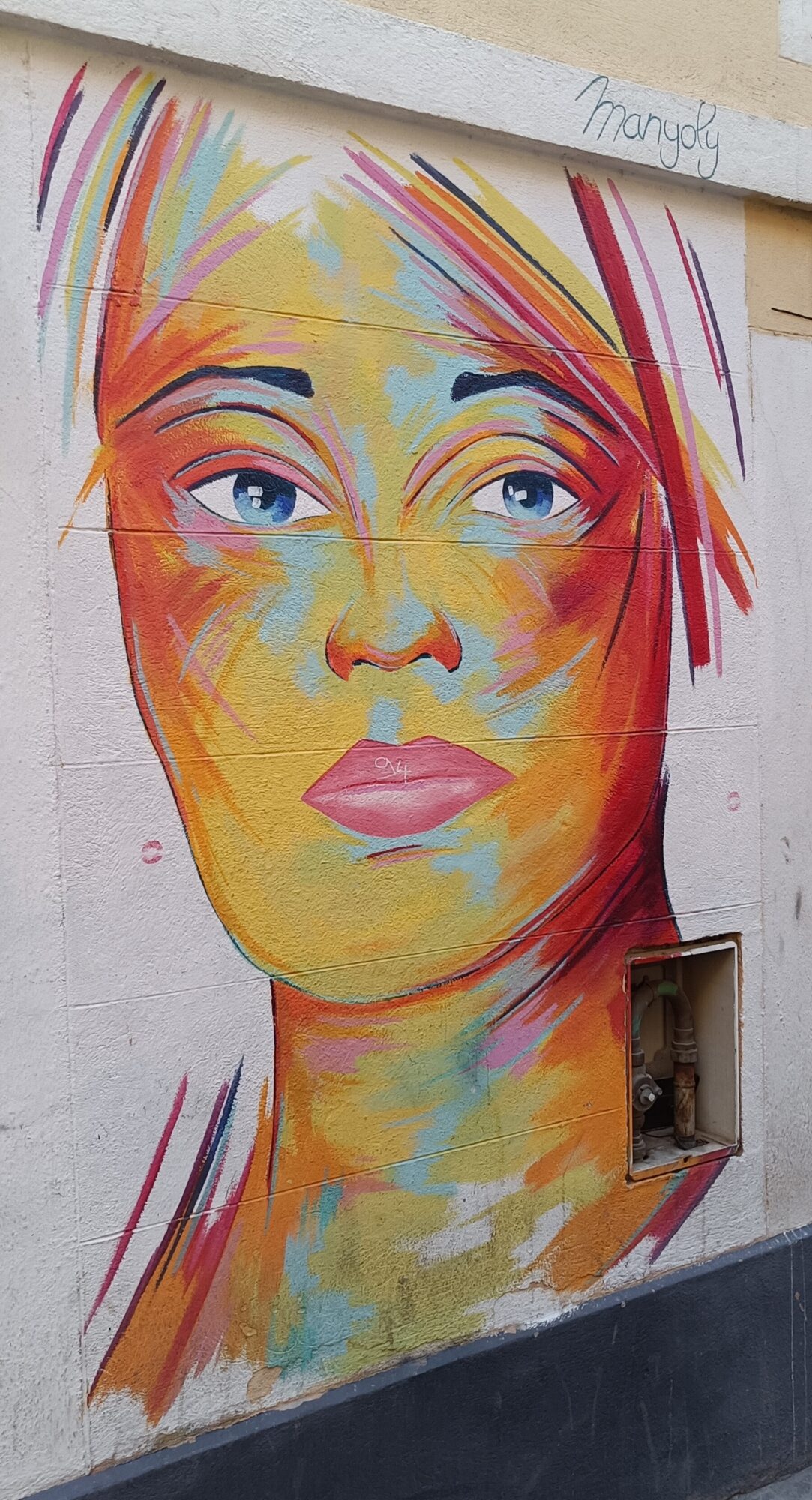 Brushwork Portrait by Manyoly — Street art by Manyoly in Marseille