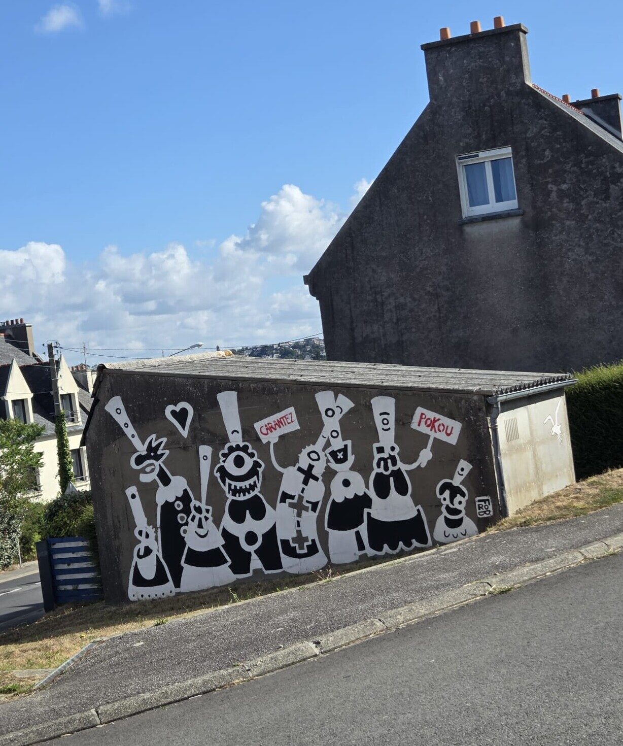 Pokou — Street art de Frob à Crozon