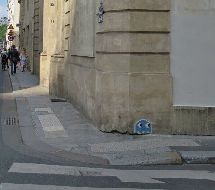 PA_29, Space Invader de la rue Pastourelle — Street art de Invader à Paris