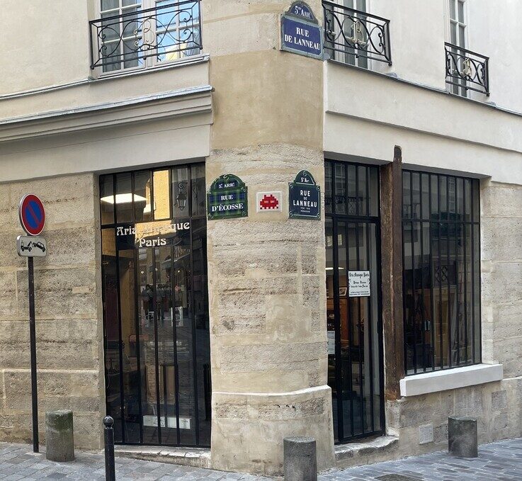 PA_39, Space Invader de la rue de Lanneau — Street art de Invader à Paris