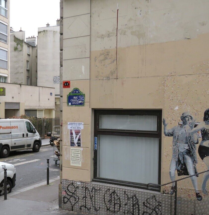 PA_72, Space Invader de la rue Charles-Luizet — Street art de Invader à Paris