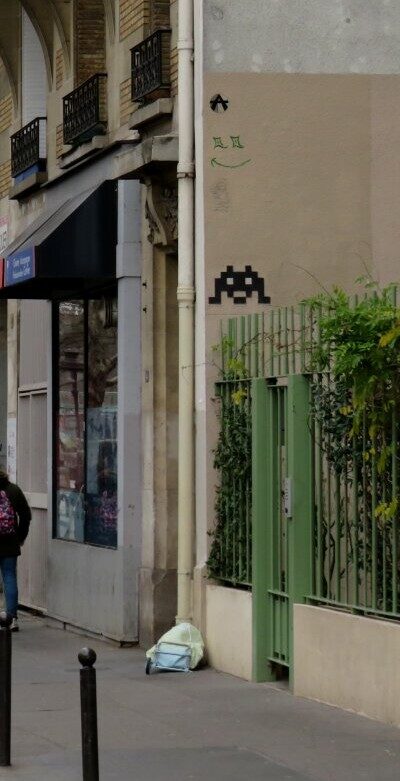 PA_120, Space Invader du quai de Jemmapes — Street art de Invader à Paris