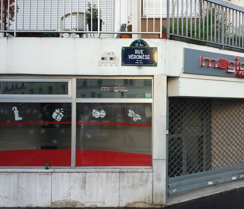 PA_146, Space Invader de la rue Rubens — Street art de Invader à Paris