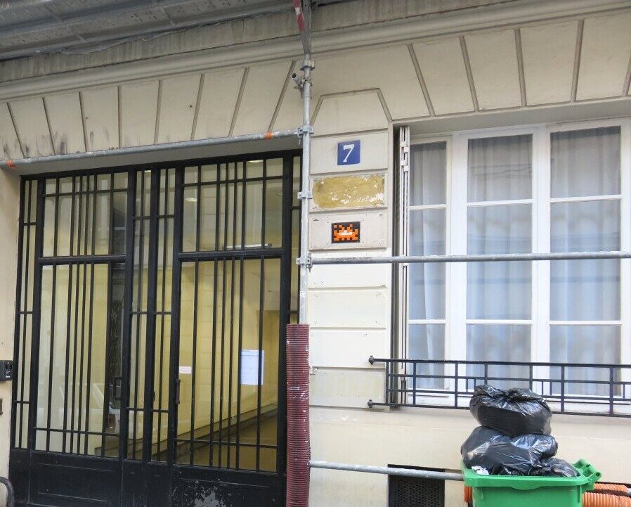 PA_158, Space Invader de la rue Debelleyme — Street art de Invader à Paris