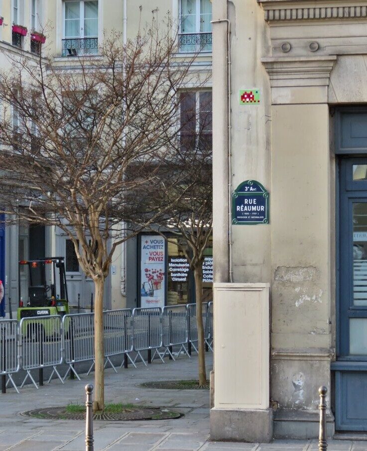 PA_193, Space Invader de la rue Bailly — Street art de Invader à Paris
