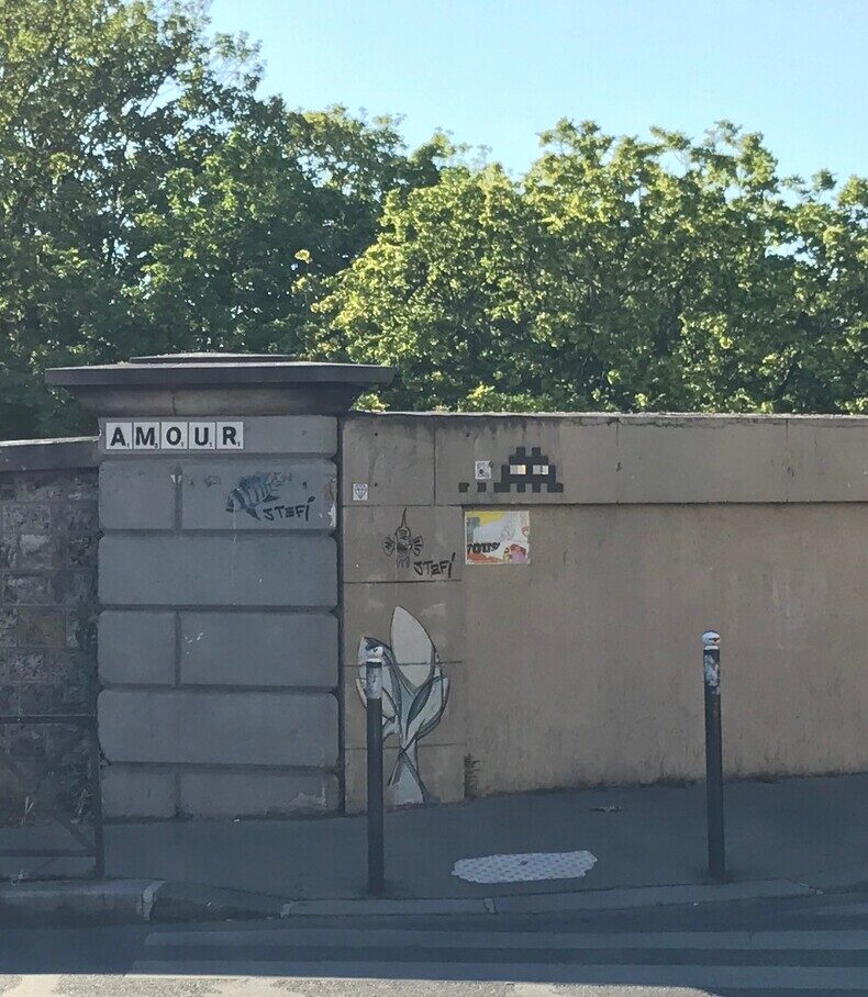 PA_197, Space Invader de la rue Caulaincourt — Street art de Invader à Paris