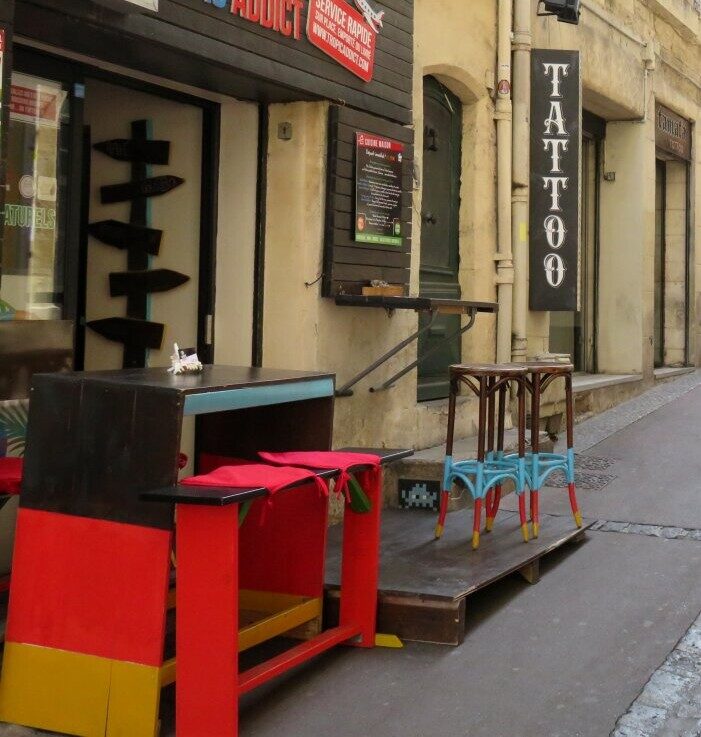 MPL_04, Space Invader de la rue de l'Aiguillerie — Street art de Invader à Montpellier
