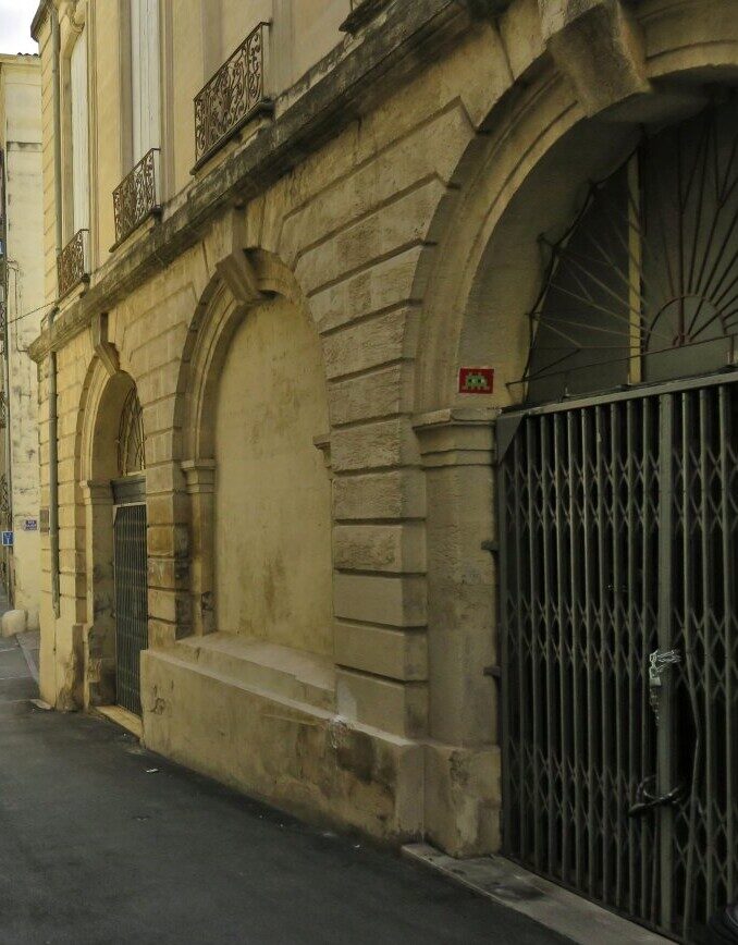 MPL_07, Space Invader de la rue du Collège — Street art de Invader à Montpellier