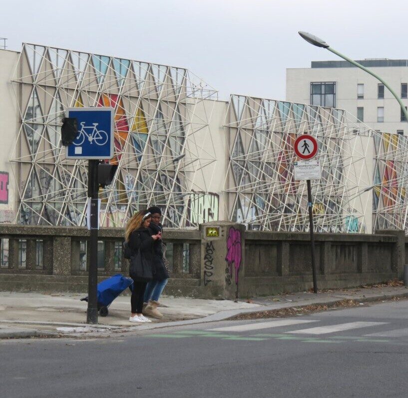 PA_219, Space Invader on Avenue de la Porte d'Ivry — Street art by Invader in Paris