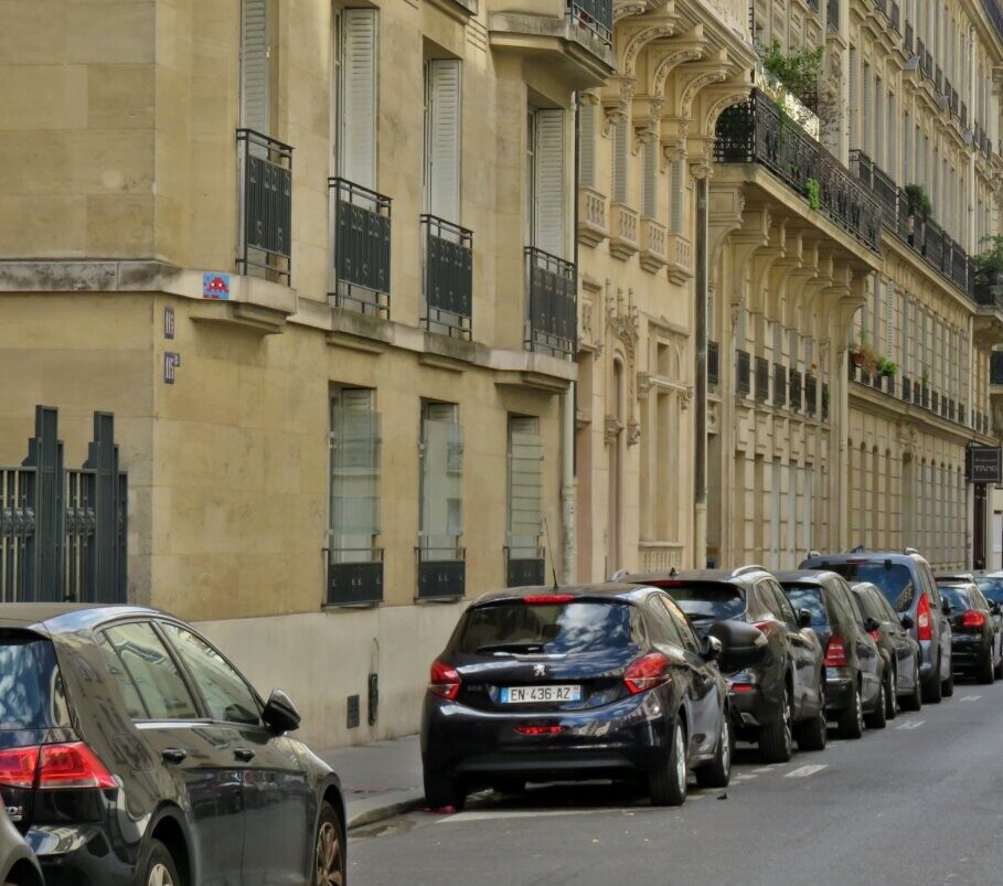 PA_264, Space Invader de la rue de la Tour — Street art de Invader à Paris